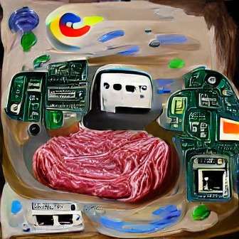AI colorful interpretation about Web3
